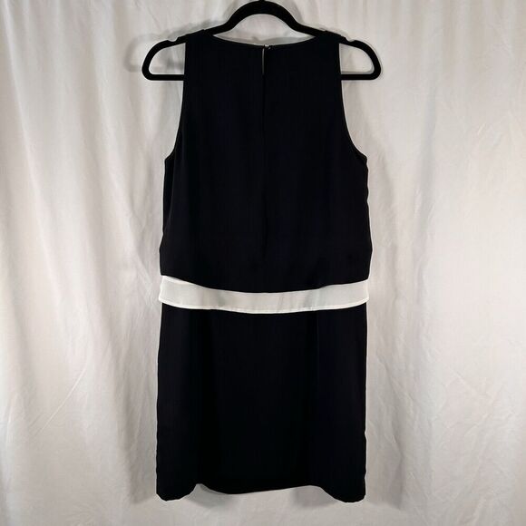 Banana Republic Knee Length Dress Womens 6 Black Sleeveless Pullover Lightweight - Picture 5 of 8